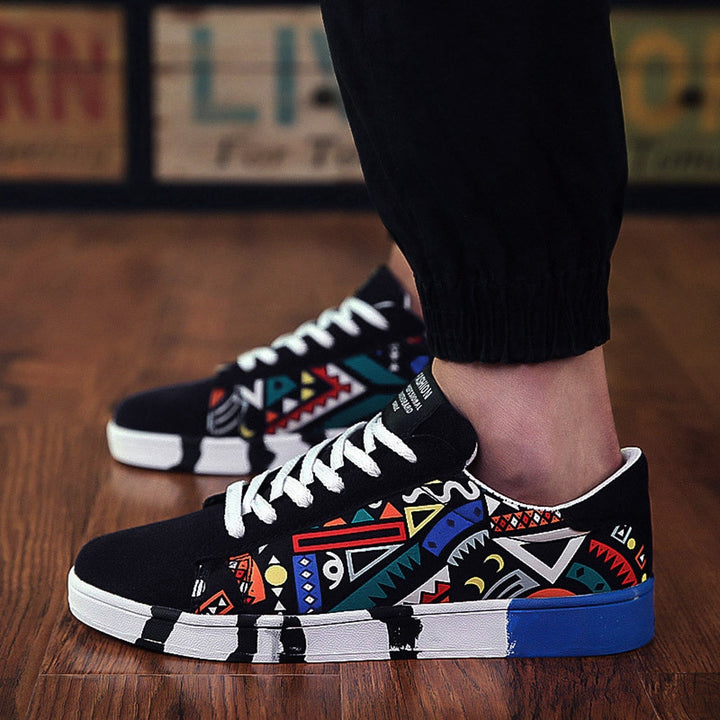 Deziel | Herren Turnschuhe mit buntem Muster