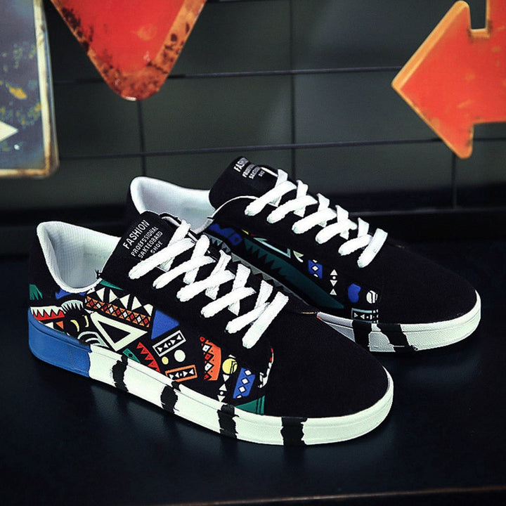 Deziel | Herren Turnschuhe mit buntem Muster