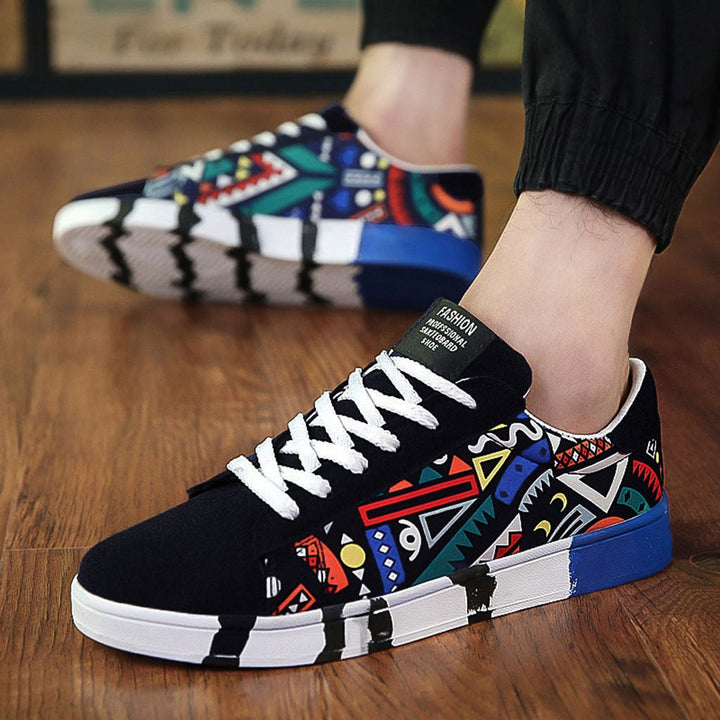 Deziel | Herren Turnschuhe mit buntem Muster