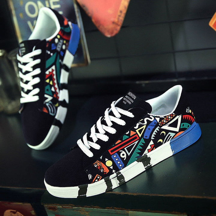 Deziel | Herren Turnschuhe mit buntem Muster