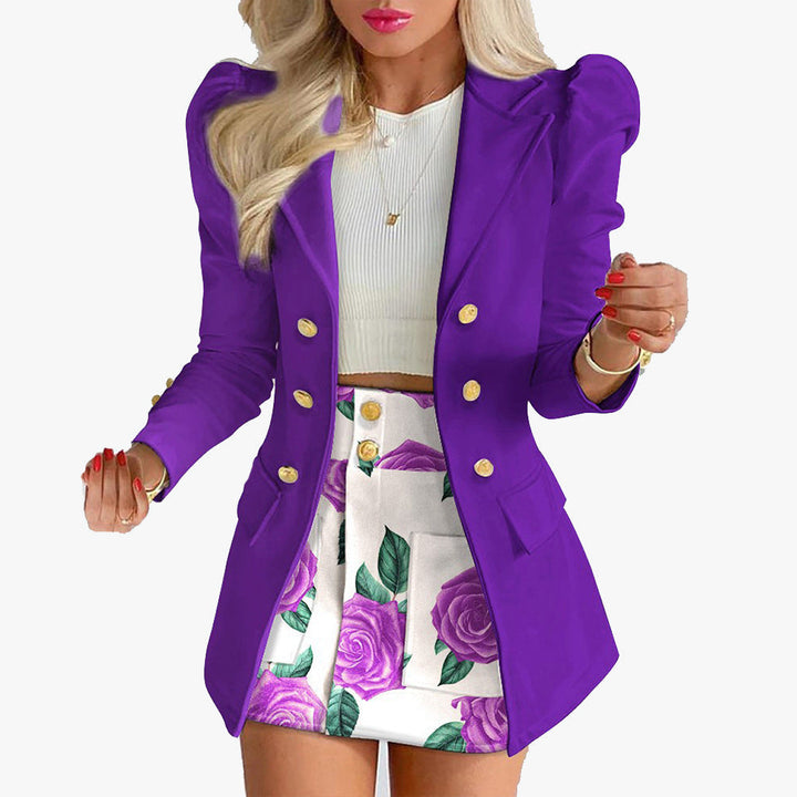 Elissa | Eleganter Blazer mit Goldknöpfen