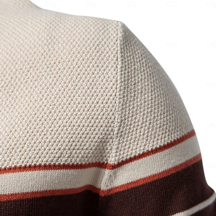 Vireo | Gestreifter Strickpullover Herren