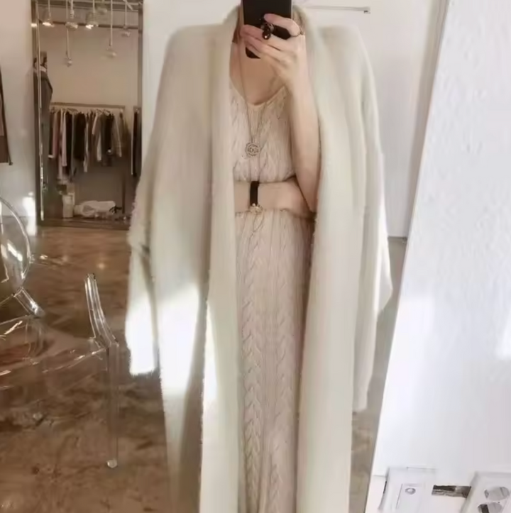 Serenastra | Langer Oversized Strick-Cardigan