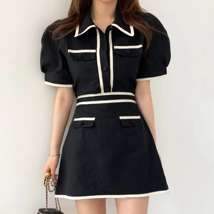 Jorindel | Elegantes Blusen-Rock-Set