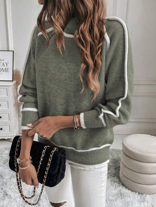 Evelistra | Eleganter Damen Rollkragenpullover
