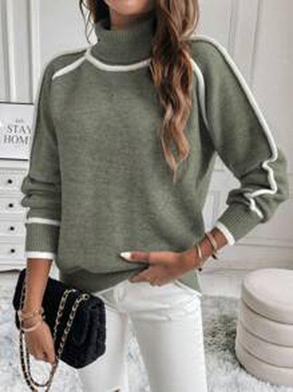 Evelistra | Eleganter Damen Rollkragenpullover