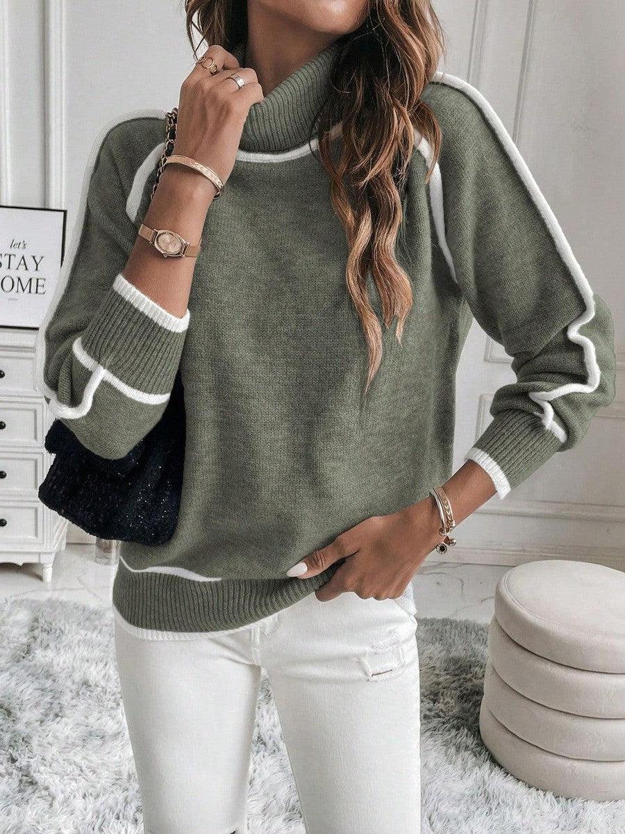 Evelistra | Eleganter Damen Rollkragenpullover