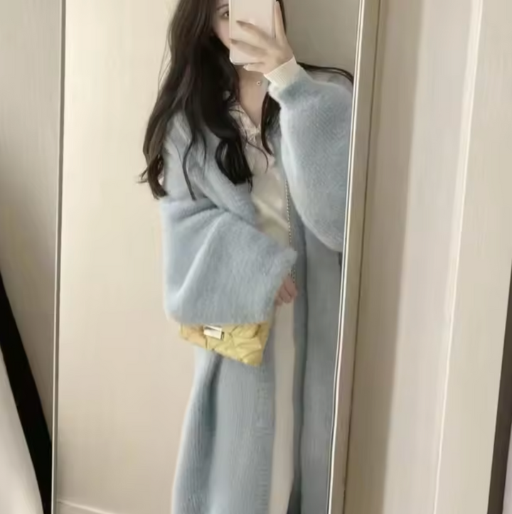 Serenastra | Langer Oversized Strick-Cardigan