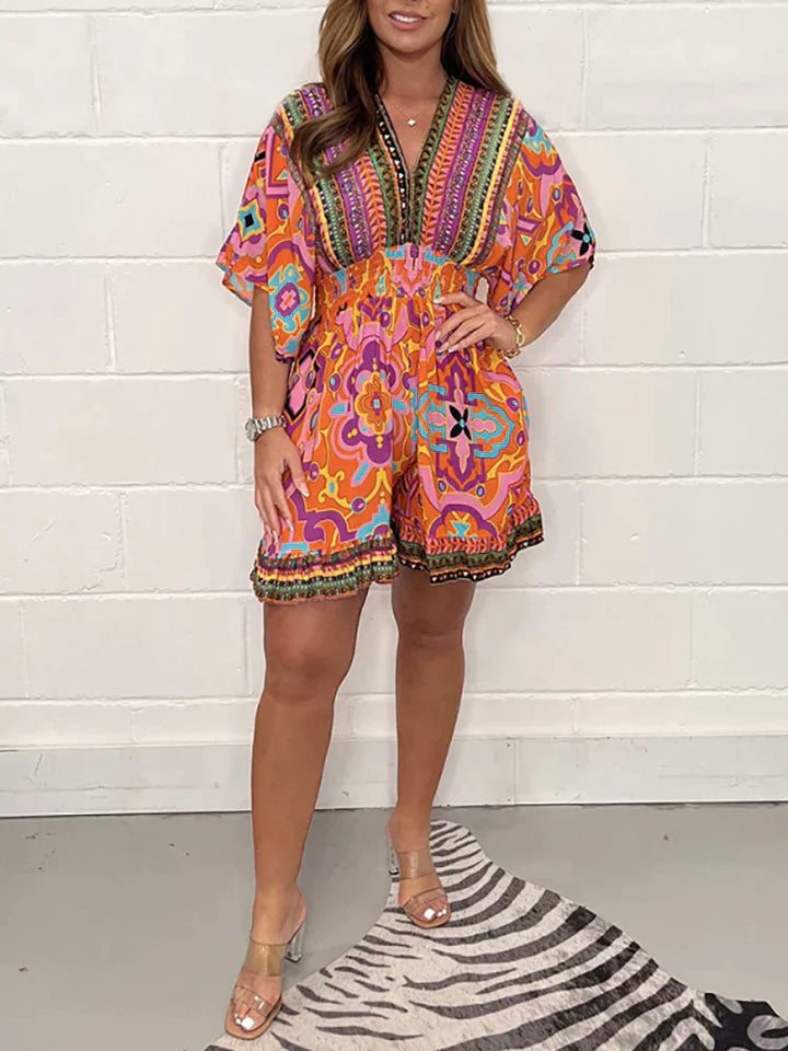 Ceirina | Boho Jumpsuit mit Eleganz
