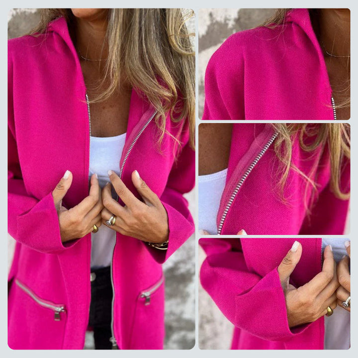 Auriel | Freizeitjacke mit Kapuze und Reißverschluss