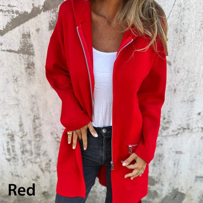 Auriel | Freizeitjacke mit Kapuze und Reißverschluss