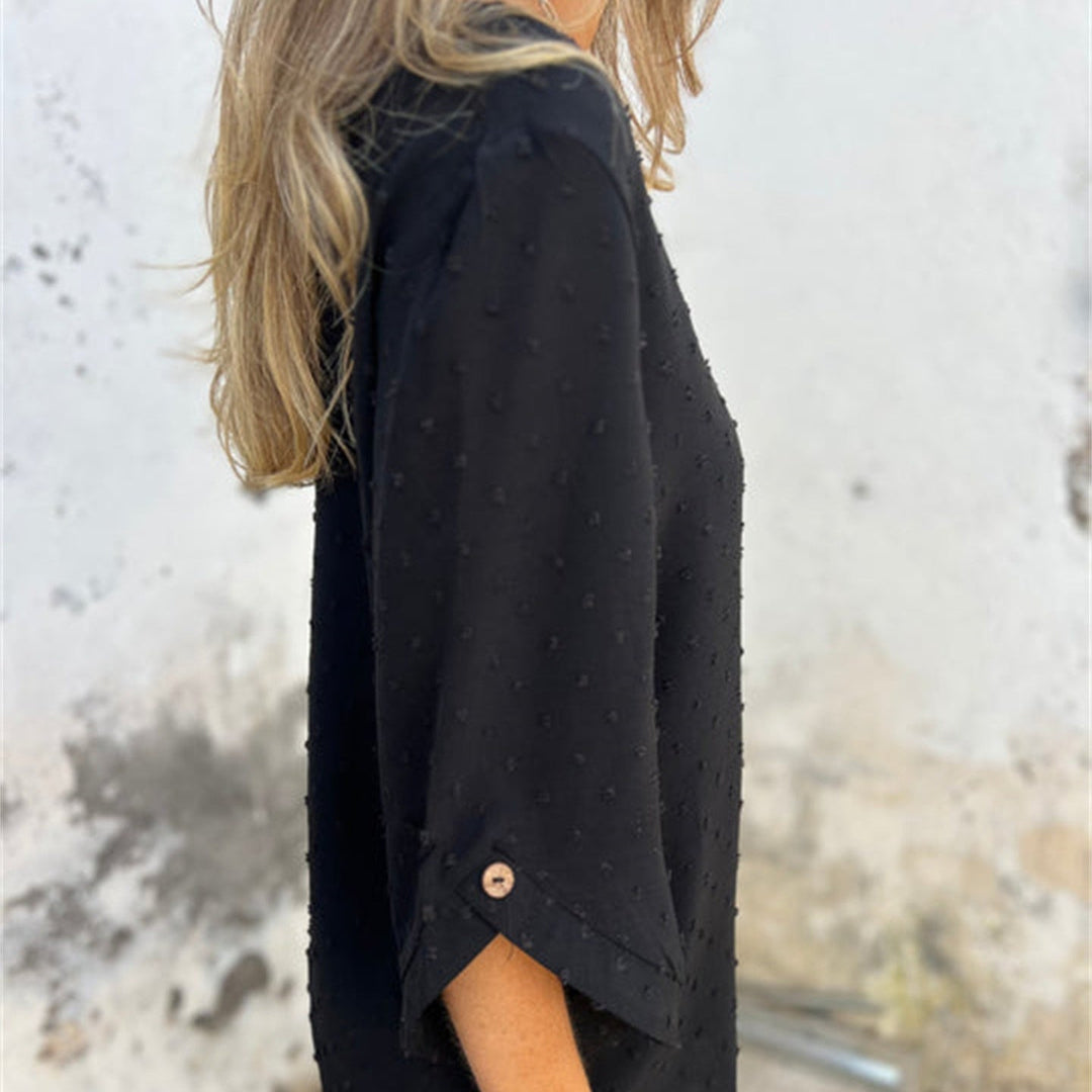 Junabel | Jacquard Rundhals Oberteil Damen