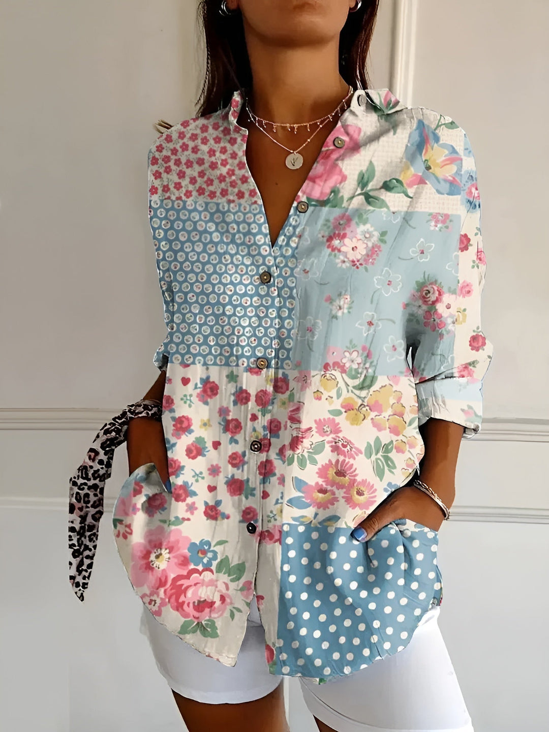 Lalita | Floral Breeze Button-Up Hemd