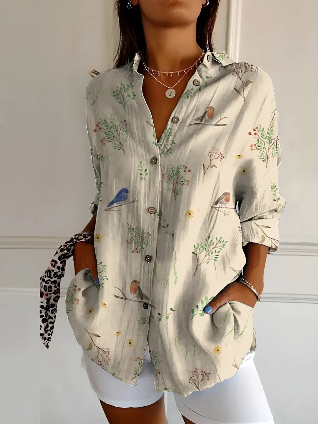 Lalita | Floral Breeze Button-Up Hemd