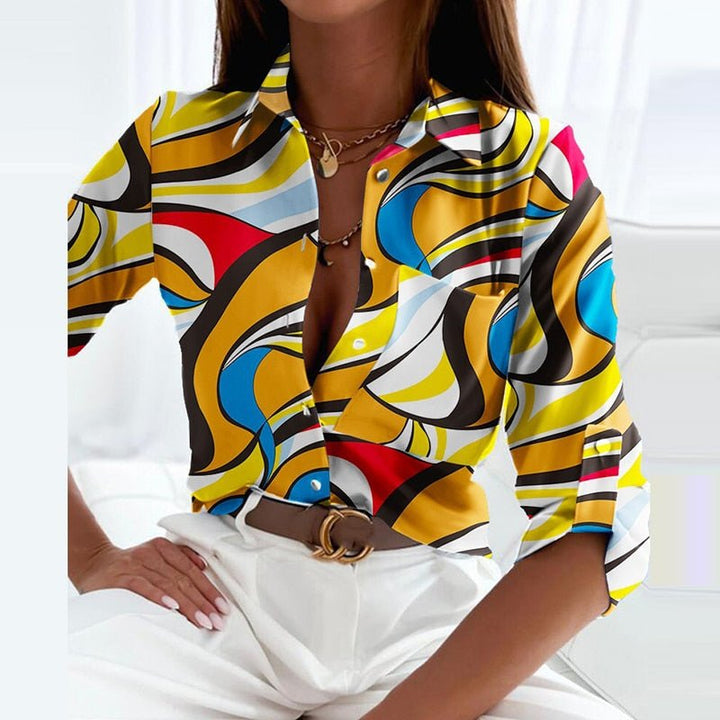 Belia | Bluse mit Umlegekragen