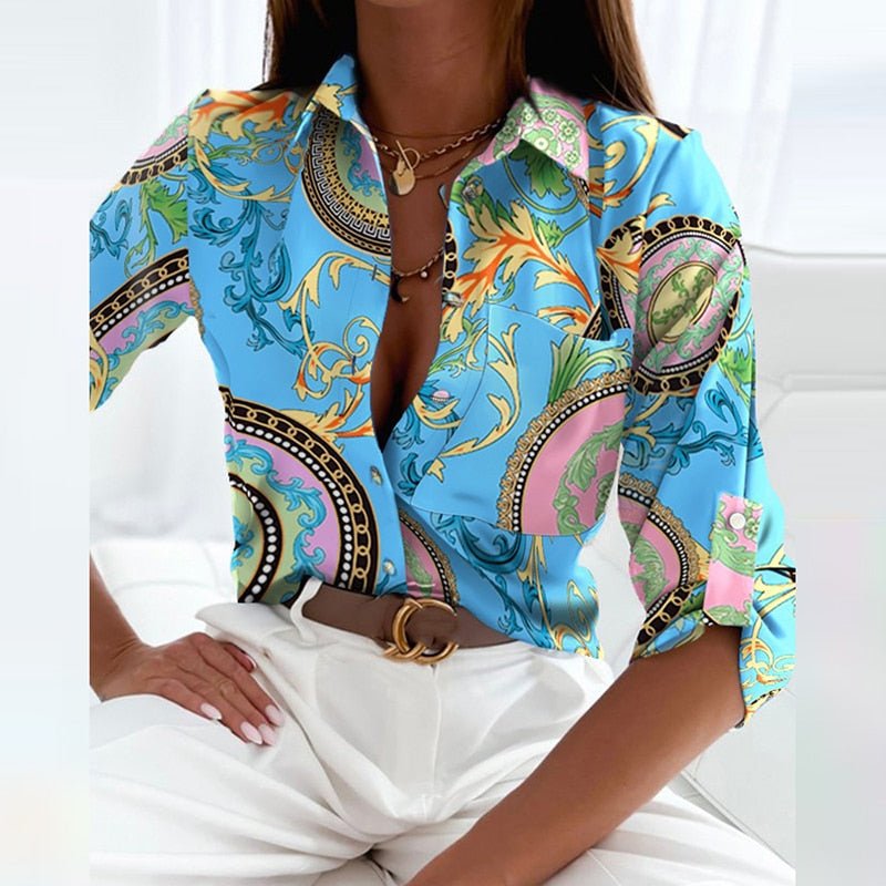 Belia | Bluse mit Umlegekragen