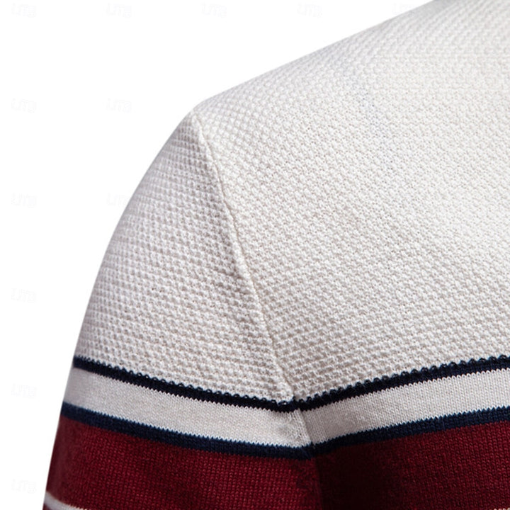 Vireo | Gestreifter Strickpullover Herren