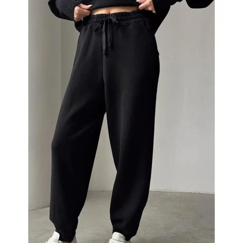 Carine | Oberteil mit halbem Revers und passender Jogger