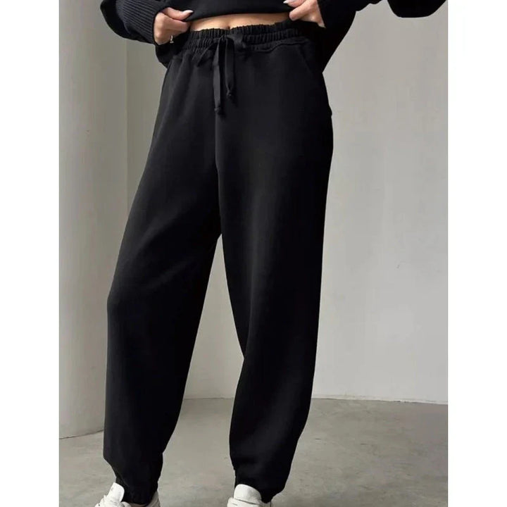Carine | Oberteil mit halbem Revers und passender Jogger