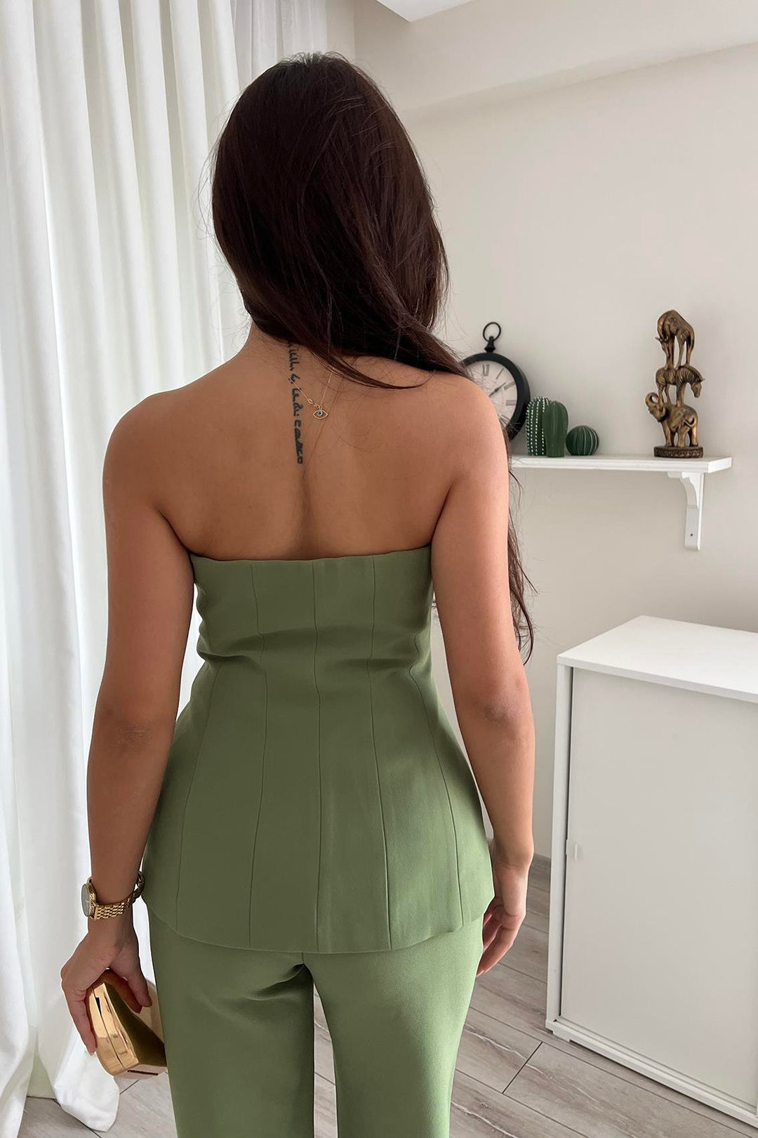 Yelissa | Elegantes ärmelloses Set